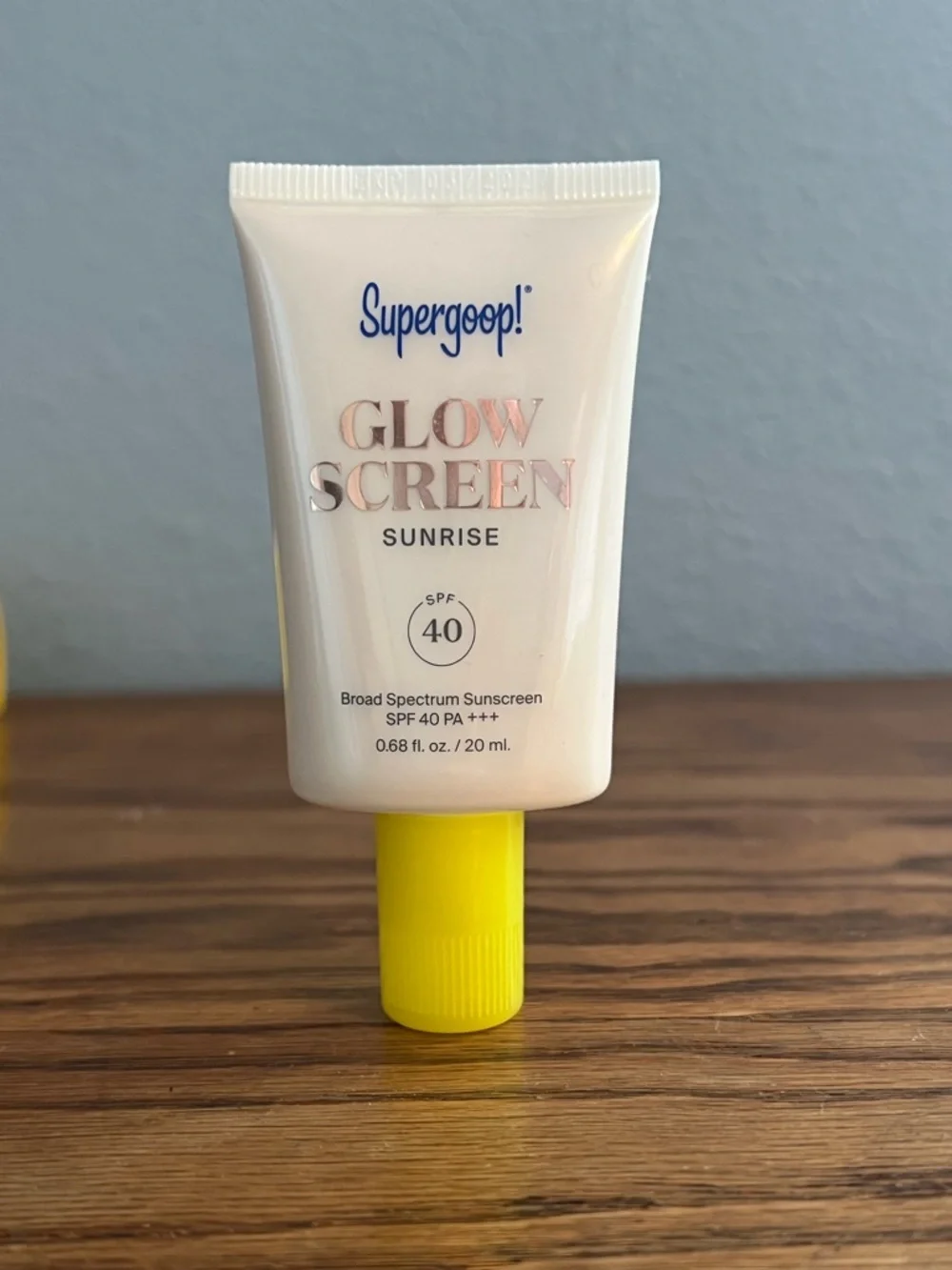 Supergoop! Glowscreen Sunrise SPF 40 Travel Primer Highlighter 20mL New Sealed